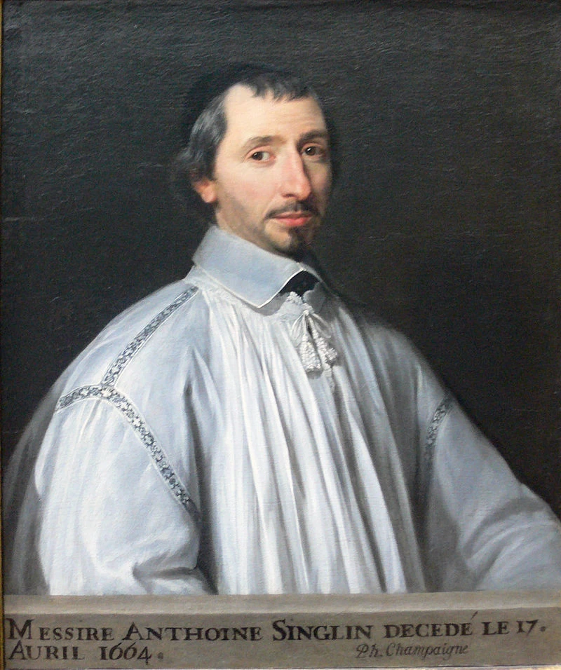 Ritratto di Antoine Singlin par Philippe de Champaigne - Getty Museum, Los Angeles